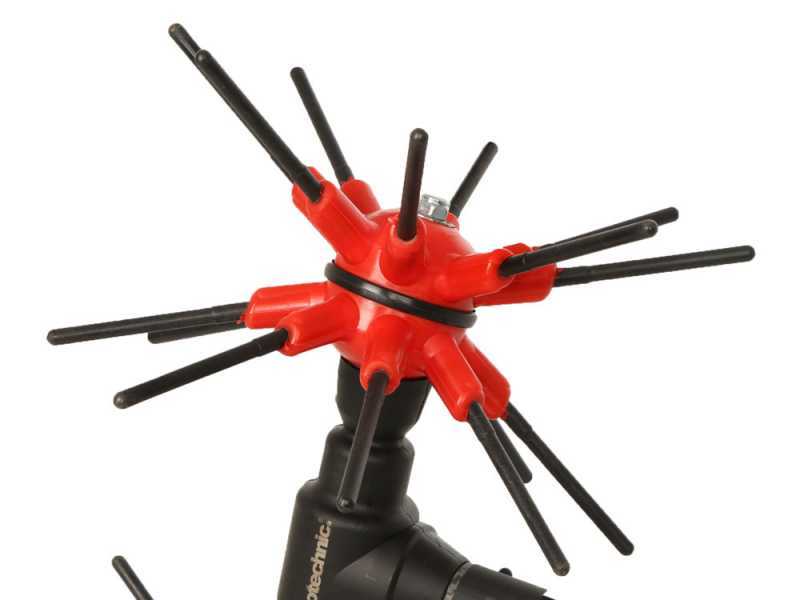 Peigne vibreur &eacute;lectrique Agrotechnic X.4 Full Carbon - perche carbone 200 cm - l&eacute;ger