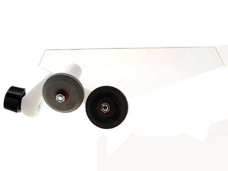 Seven Italy PS 250 PRO Silver - Trancheuse avec lame de 250 mm - aff&ucirc;teur compris - 180 Watts