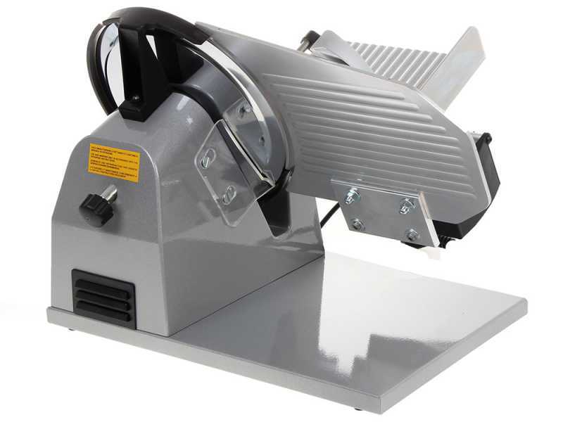 Seven Italy PS 250 PRO Silver - Trancheuse avec lame de 250 mm - aff&ucirc;teur compris - 180 Watts
