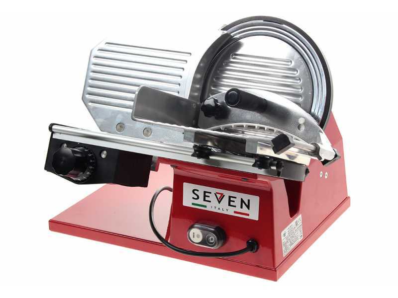 Seven Italy PS 250 PRO Rouge -Trancheuse avec lame de 250 mm - Aff&ucirc;teur compris - 180 Watts