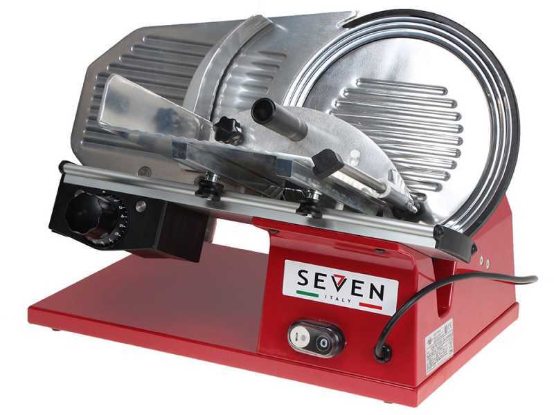 Seven Italy PS 250 PRO Rouge -Trancheuse avec lame de 250 mm - Aff&ucirc;teur compris - 180 Watts