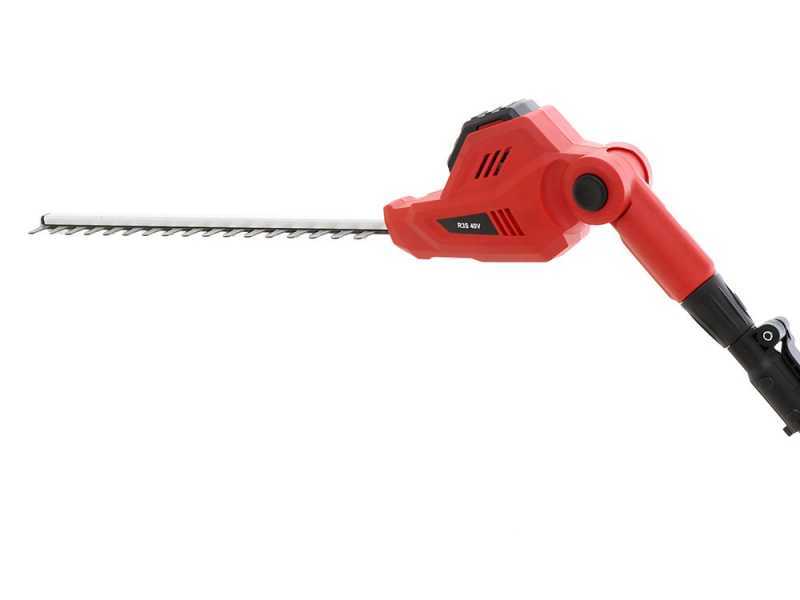 Blue Bird R3S - Taille-haie &eacute;lectrique sur perche de rallonge t&eacute;lescopique - 40V/2,5Ah