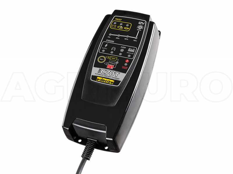 Chargeur de batterie automatique et mainteneur de charge DECA SM C70T - batterie jusqu'&agrave; 150Ah