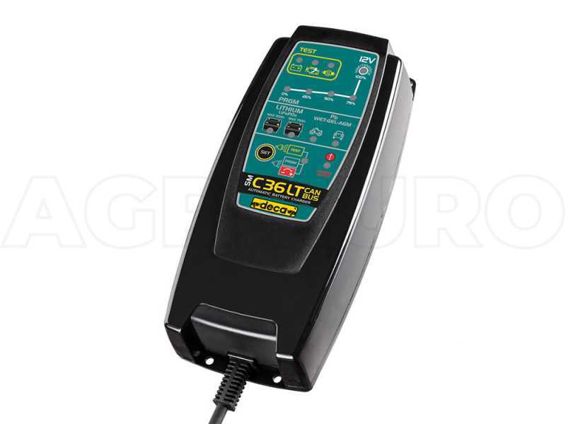 Chargeur de batterie automatique et mainteneur de charge DECA SM C36LT CANBUS - batteries jusqu'&agrave; 75Ah
