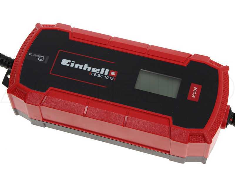 Einhell CE-BC 10 M - Chargeur de voiture automatique - 12V - batteries de voiture et moto jusqu'&agrave; 200A