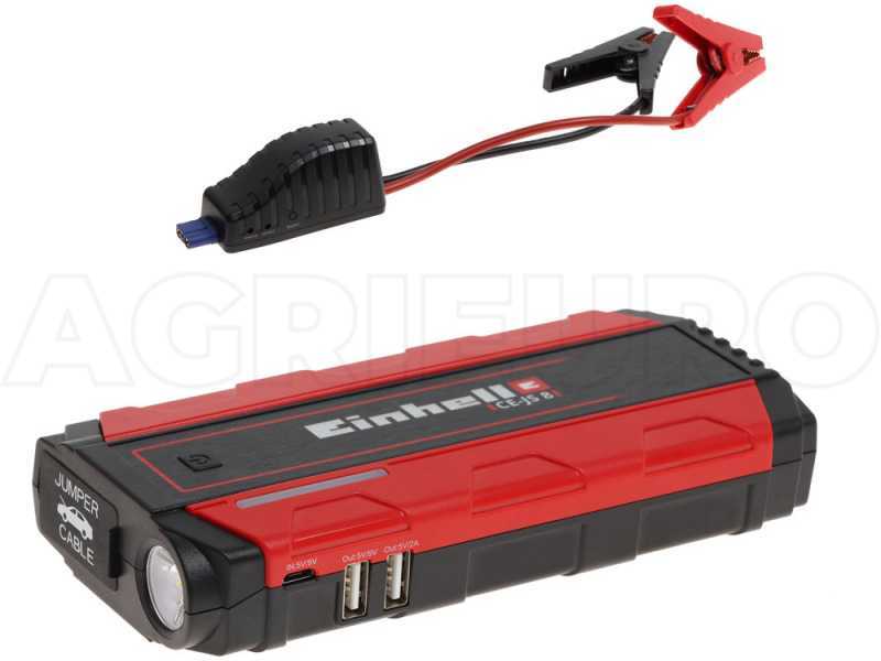 Einhell CE-JS 8 - D&eacute;marreur portable multifonction - d&eacute;marreur de 12V - batterie externe