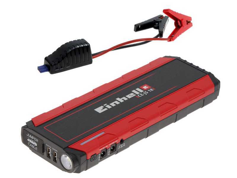 Einhell CE-JS 18 - D&eacute;marreur portable multifonction - d&eacute;marreur de 12V - batterie externe