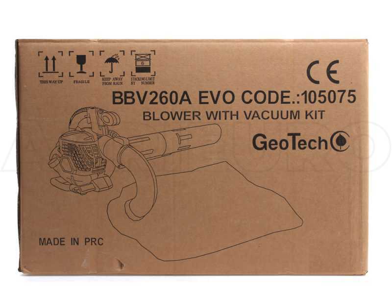 GeoTech BBV260A EVO - Souffleur aspirateur thermique 3 en 1