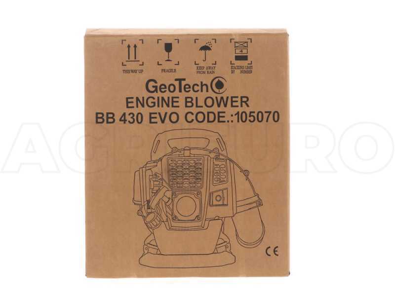 Souffleur thermique &agrave; dos Geotech BB430EVO - Nouveau moteur EURO 5 - 42.7 cylindr&eacute;e