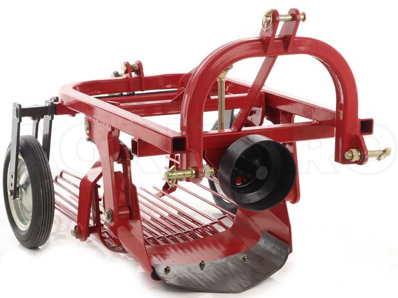 GeoTech Pro PD-50N - Arracheuse de pommes de terre - Convient aux pommes de terre, oignons et ail - Tamis oscillants - Pour tracteurs avec attelage &agrave; trois points