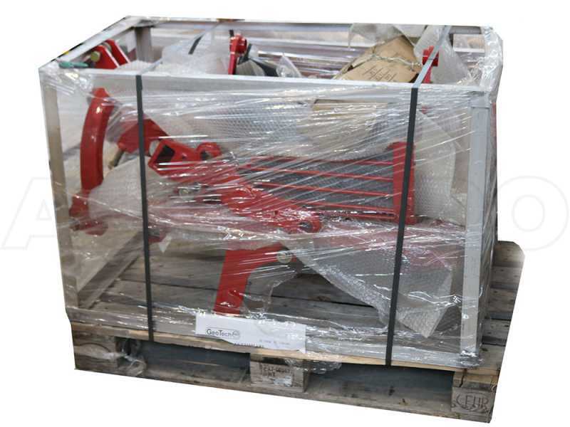 GeoTech Pro PD-50N - Arracheuse de pommes de terre - Convient aux pommes de terre, oignons et ail - Tamis oscillants - Pour tracteurs avec attelage &agrave; trois points