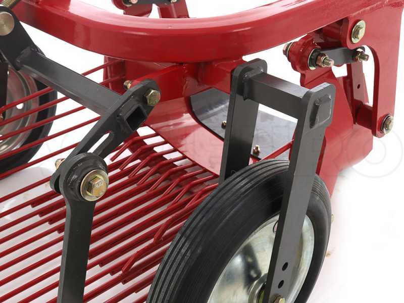 GeoTech Pro PD-50N - Arracheuse de pommes de terre - Convient aux pommes de terre, oignons et ail - Tamis oscillants - Pour tracteurs avec attelage &agrave; trois points