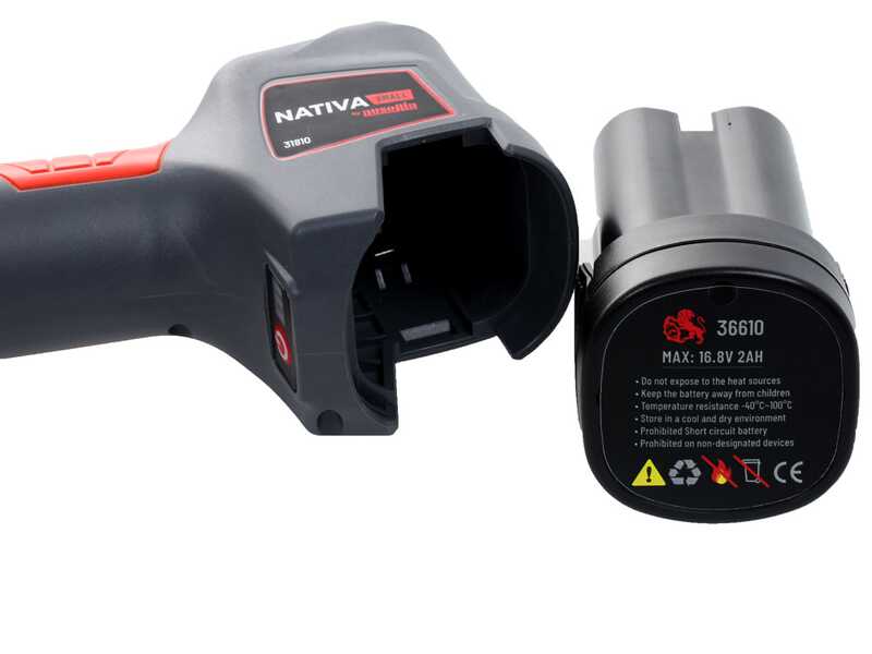 S&eacute;cateur &eacute;lectrique d'&eacute;lagage Ausonia Nativa Small - Diam&egrave;tre de coupe 25 mm