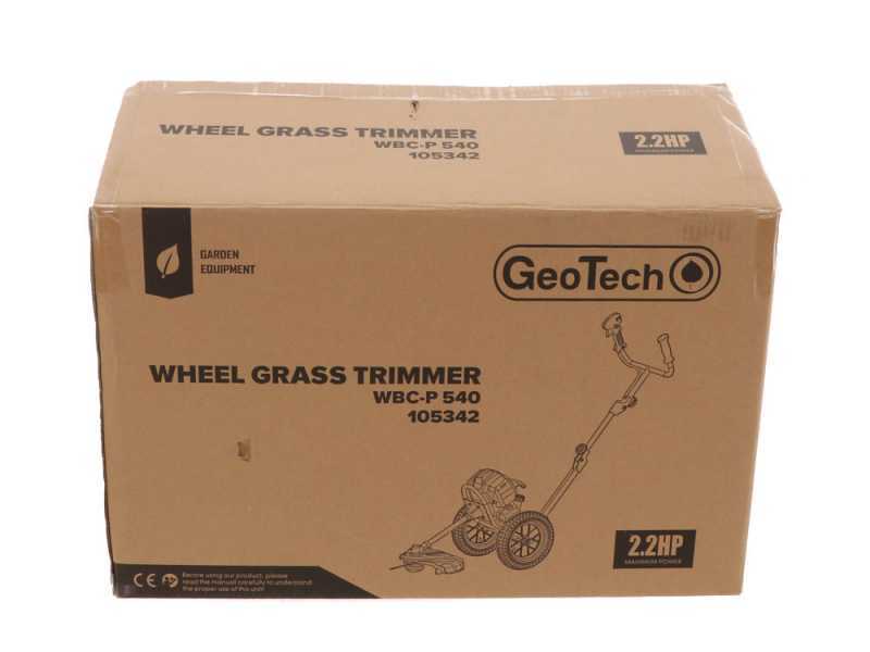 GeoTech WBC-P 540 - D&eacute;broussailleuse manuelle sur roues &agrave; m&eacute;lange