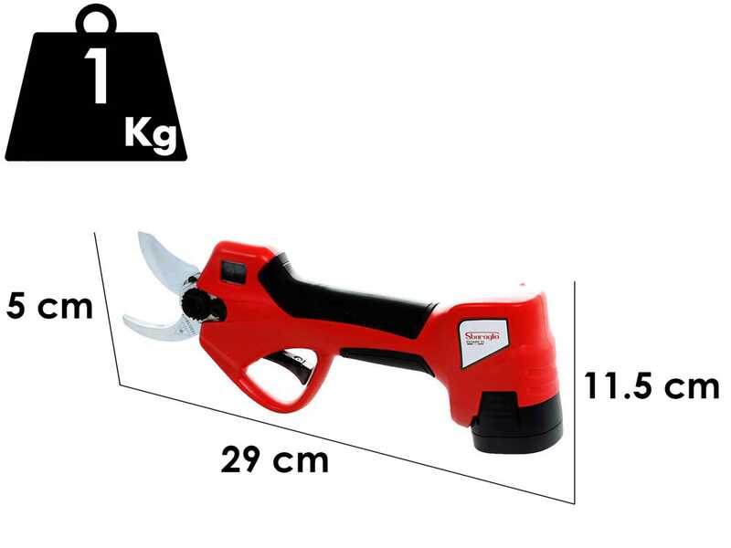 S&eacute;cateur &eacute;lectrique de taille Sbaraglia Eduard A3042 - Diam&egrave;tre de coupe 32 mm