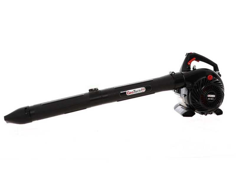GeoTech Pro BBV280V - Souffleur aspirateur &agrave; feuilles thermique avec moteur 2 temps