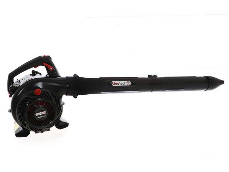 GeoTech Pro BBV280V - Souffleur aspirateur &agrave; feuilles thermique avec moteur 2 temps