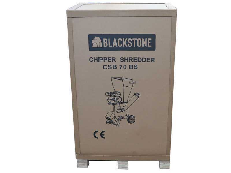 Blackstone CSB70B - Broyeur de branches thermique  - Moteur thermique Briggs&amp;Stratton 6,5 CV
