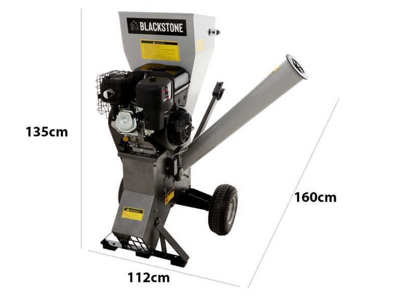 Blackstone CSB 150 BS - Broyeur de branches thermique  - Moteur thermique Briggs &amp; Stratton 13.5 CV