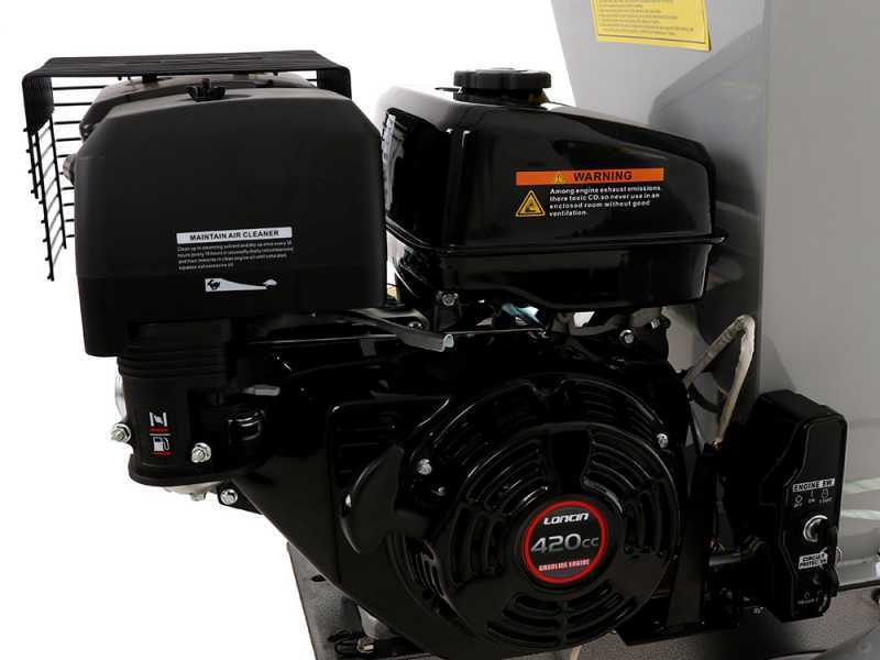 Blackstone CSB150E-L - Broyeur de branches thermique - Moteur &agrave; essence Loncin 15 CV - D&eacute;marrage &eacute;lectrique