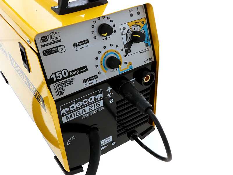 Poste &agrave; souder &agrave; fil inverter multi-proc&eacute;d&eacute;s continu Deca MIGA 215 1Ph 230/50-60 - GAZ/NO GAZ