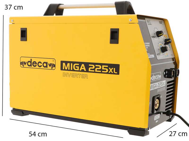 Poste &agrave; souder &agrave; fil inverter multi-proc&eacute;d&eacute;s Deca MIGA 225XL 1Ph 230/50-60 - GAZ/NO GAZ