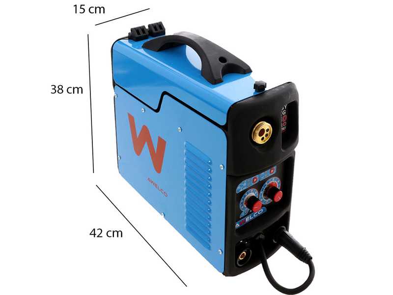 Poste &agrave; souder &agrave; fil Awelco MIG INVERTER EASYMIG 180 EURO - MMA - MIG - TIG - GAZ/NO GAZ