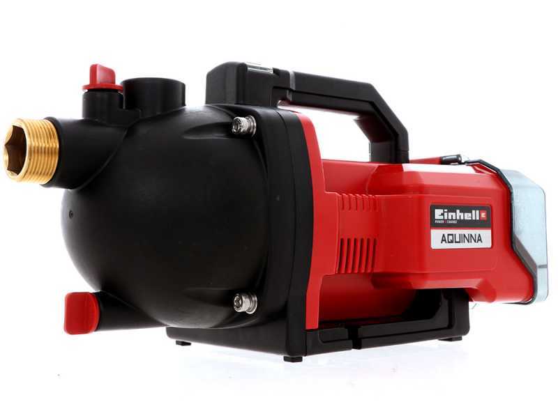 Pompe de surface auto-amor&ccedil;ante &agrave; batterie Einhell AQUINNA - 3Ah 2X18V