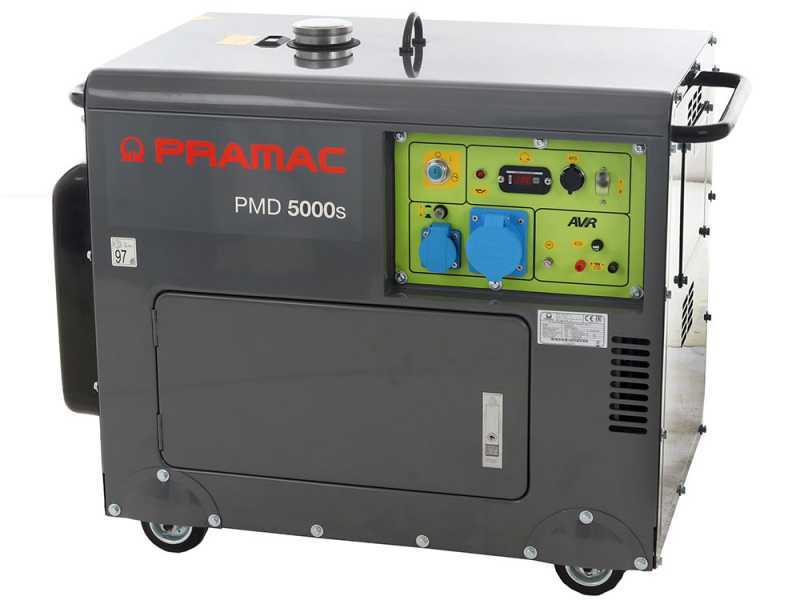 PRAMAC - Groupe électrogène diesel silencieux PMD 5000S 4,5kW