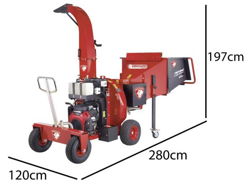 Ceccato Tritone Super Monster GX690 - Broyeur thermique professionnel - Moteur Honda GX690