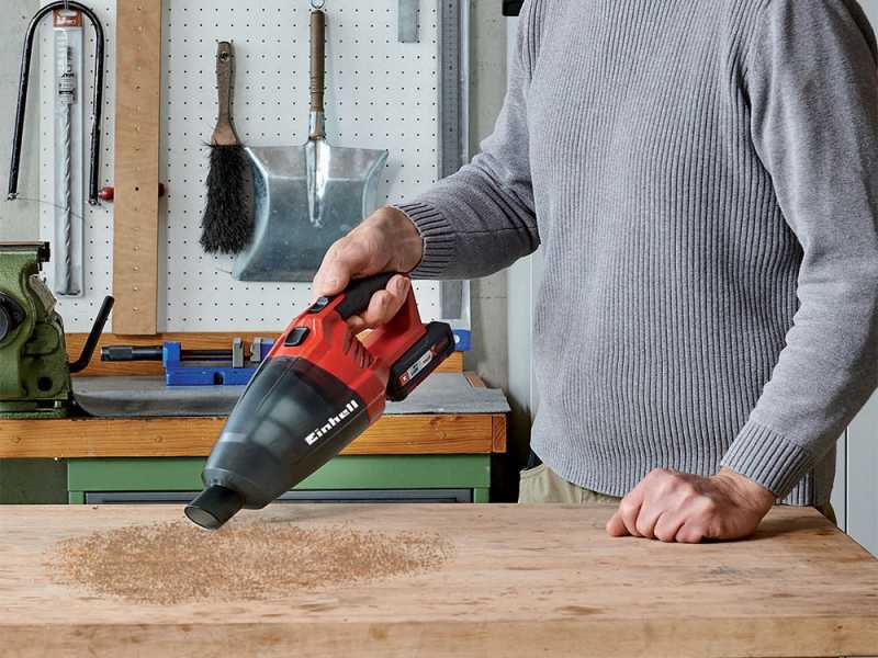 Aspirateur portatif &agrave; batterie Einhell TE-VC 18 Li - 2Ah 18V