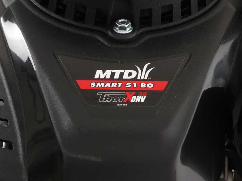 Tondeuse &agrave; gazon manuelle MTD Smart 51 BO - moteur ThorX 35 OHV - &eacute;jection lat&eacute;rale