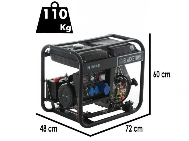 Blackstone OFB 6000 D-ES - Groupe &eacute;lectrog&egrave;ne Monophas&eacute; Diesel - Puissance Nominale 5 kW