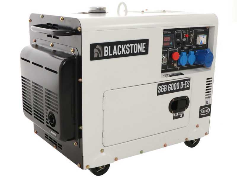 Blackstone  SGB 6000 D-ES - Groupe &eacute;lectrog&egrave;ne diesel Monophas&eacute; - Puissance Nominale 5.3 kW