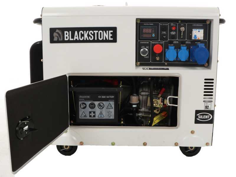 Blackstone  SGB 6000 D-ES - Groupe &eacute;lectrog&egrave;ne diesel Monophas&eacute; - Puissance Nominale 5.3 kW