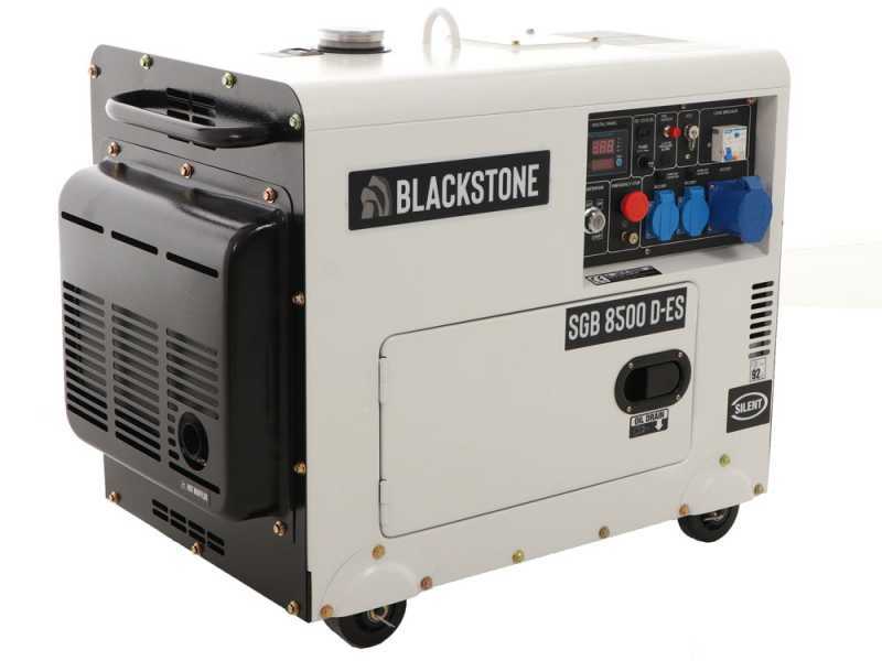 Blackstone SGB 8500 D-ES - Groupe &eacute;lectrog&egrave;ne diesel Monophas&eacute; - Puissance Nominale 6.3 kW