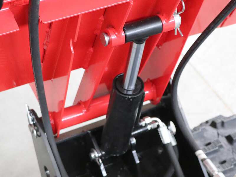 Brouette &agrave; chenilles GeoTech Geoporter 550 DHS Hydro - benne dumper hydraulique 500 kg