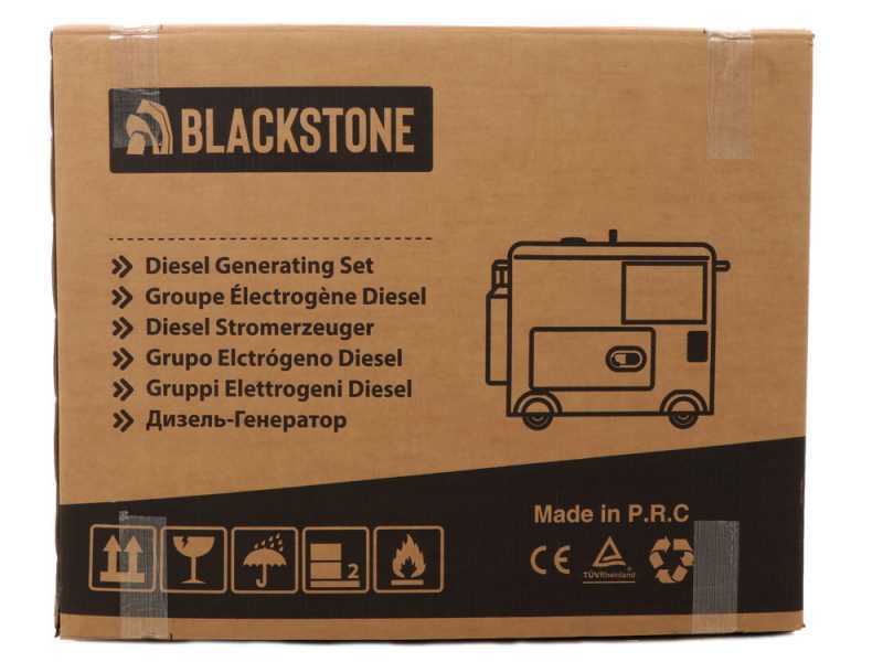 Blackstone SGB 8500 D-ES - Groupe &eacute;lectrog&egrave;ne diesel Monophas&eacute; - 6.3 kw - Tableau ATS inclus