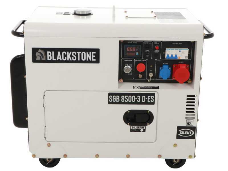 Blackstone SGB 8500-3 D-ES - Groupe &eacute;lectrog&egrave;ne diesel Triphas&eacute; - 6.3 kw - Tableau ATS inclus