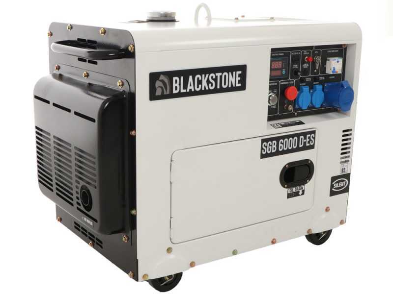 Blackstone  SGB 6000 D-ES - Groupe &eacute;lectrog&egrave;ne diesel Monophas&eacute; - 5.3 kw  - Tableau ATS inclus