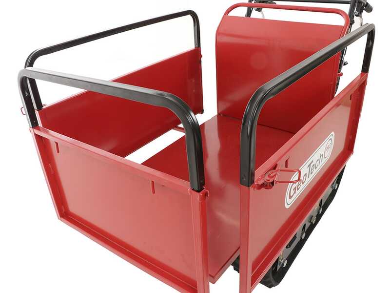 Brouette &agrave; chenilles GeoTech Pro GeoPorter H-540E Hydro - Caisson extensible hydraulique 500Kg