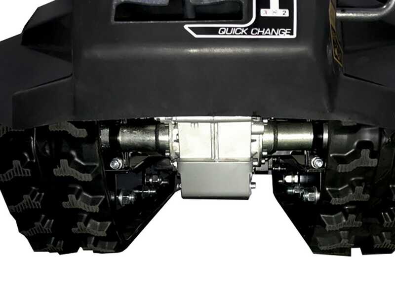 Brouette &agrave; chenilles GeoTech Pro GeoPorter H-540E Hydro - Caisson extensible hydraulique 500Kg