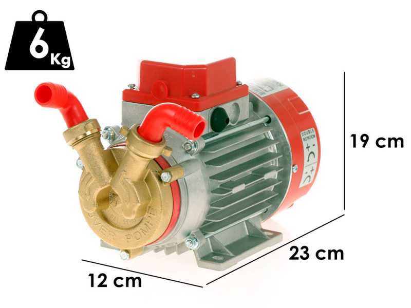 Pompe &eacute;lectrique de transfert Rover Marina 20 &agrave; batterie 24 V - &eacute;lectropompe