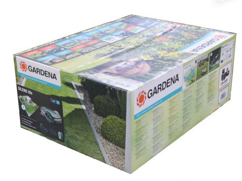 Gardena SILENO life 1250 - Robot tondeuse avec fil p&eacute;riph&eacute;rique et batterie au lithium