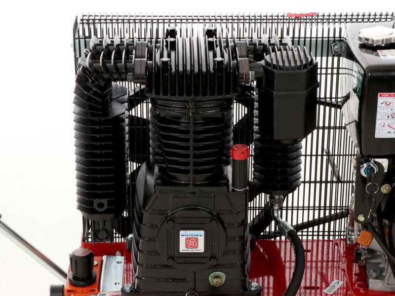 Motocompresseur Airmec TTD 3496/900 - Moteur diesel de 9,6 HP - 900 l/min