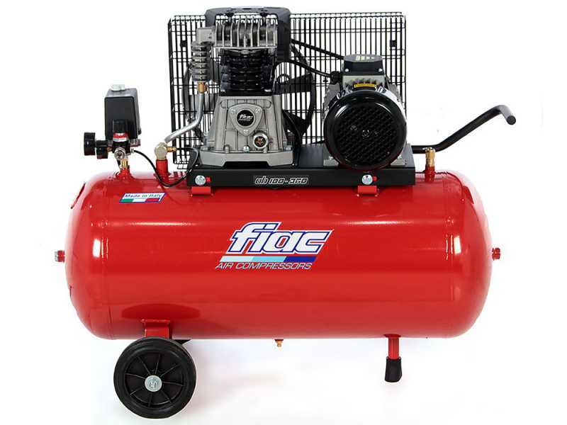 Compresseur 100 L professionnel avec moteur triphas&eacute; FIAC AB 100/360 T