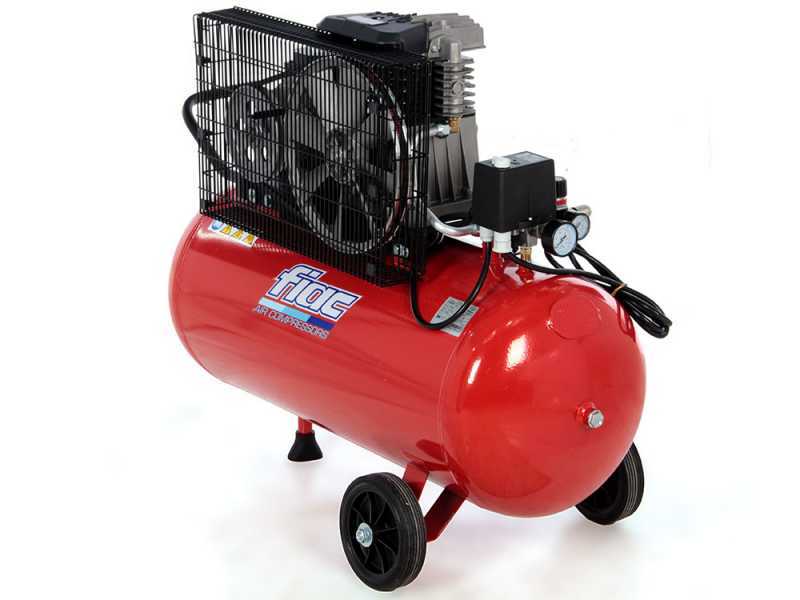 Compresseur 100 L professionnel avec moteur triphas&eacute; FIAC AB 100/360 T