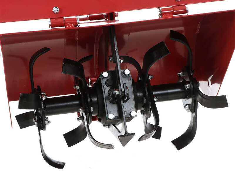 Motoculteur Geotech MCT 650 avec moteur Loncin &agrave; essence de 196cm3 - 6.5HP