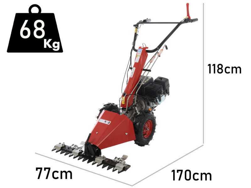 Motofaucheuse Geotech MCT650 avec barre de coupe - moteur Loncin &agrave; essence de 196cm3 - 6.5HP