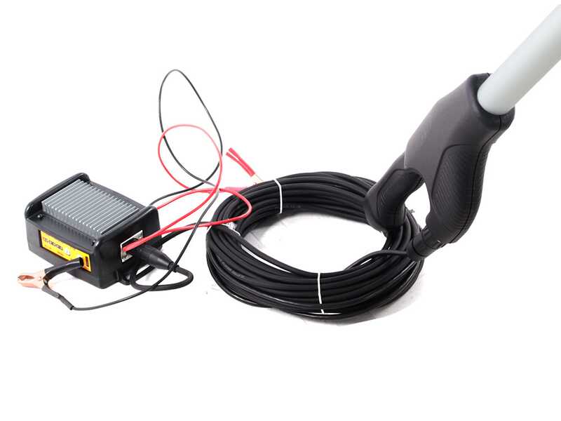 Volpi Giulivo Plus 705XL - Peigne vibreur &eacute;lectrique &agrave; batterie 240-360 cm - Perche t&eacute;lescopique 